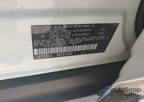 2025 Toyota Rav4 Le из США, поврежденный, VIN 2T3H1RFV2SC325742